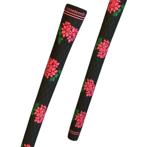 Blooms and Birdies Tour Midsize golf grip in Black
